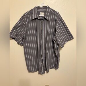 True Nation Men’s Button-Front Striped Shirt – 2XLT (Tall)